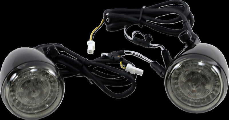 ProBEAM® International Dynamic Ringz™ Front Turn Signals Black For Indian CHIEF 111 ABS 2015-2021