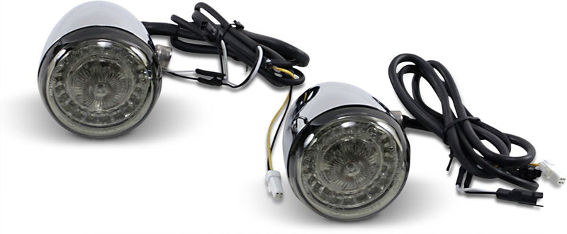 ProBEAM® International Dynamic Ringz™ Front Turn Signals Chrome For Indian CHIEF 111 ABS 2015-2021