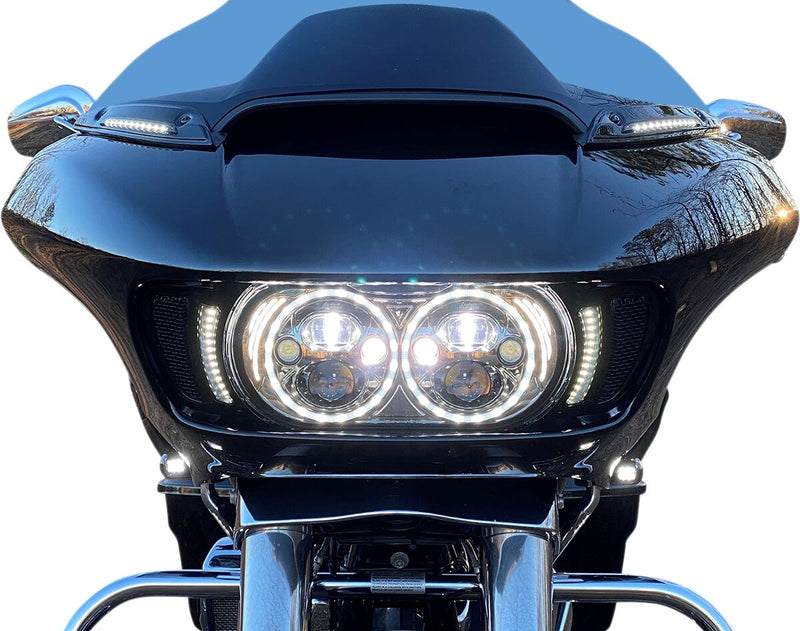 ProBEAM Road Glide Turn Signals Amber / White For Harley Davidson FLTRK 1868 ABS 2020-2024