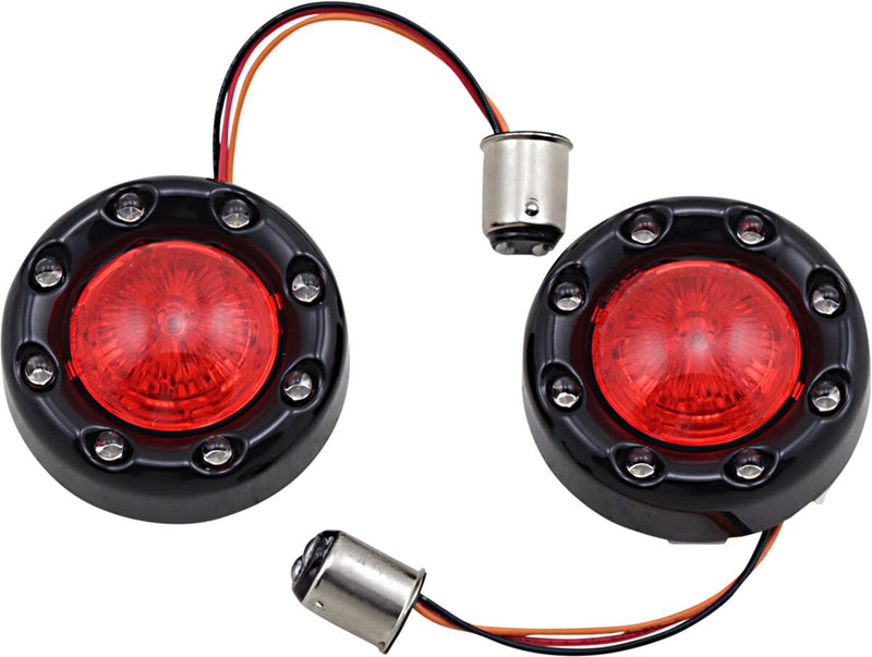 ProBEAM® Rear Bullet Ringz™ Red For Harley Davidson FLD 1690 2012-2013