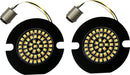 Genesis® 4 Amber/White LED Turn Signal Inserts Amber / White For Harley Davidson FLHR 1340 1994-1998