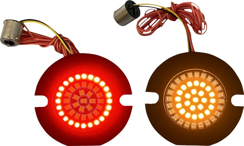 Dynamic Clusters2™ LED Turn Signal Inserts For Harley Davidson FLHR 1340 1994-1998