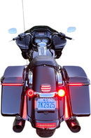 Genesis® 4 Red Ring LED Turn Signal Inserts Red For Harley Davidson FLFB 1750 ABS 2018-2019