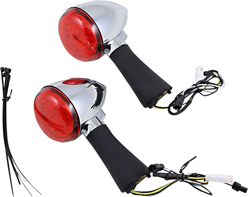 ProBEAM® Rear LED Turn Signal Chrome For Indian SCOUT 60 ABS 2016-2024