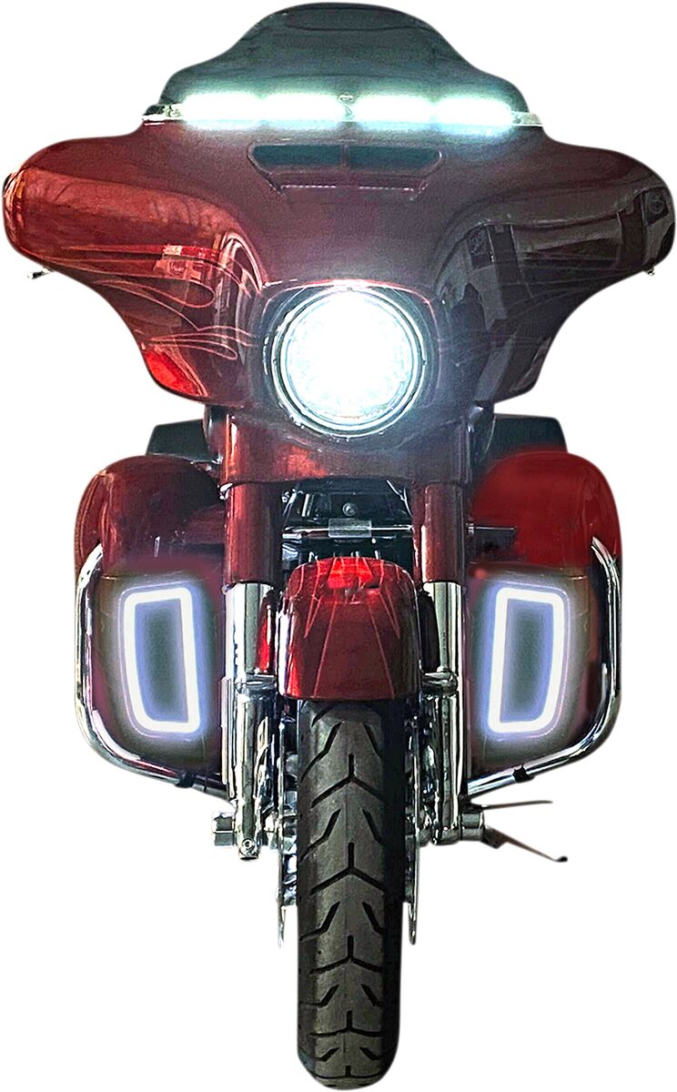 Lower Fairing Amber/White Light Inserts Amber / White For Harley Davidson FLHTCU 1690 ABS 2014-2016