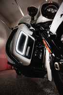 Lower Fairing Amber/White Light Inserts Amber / White For Harley Davidson FLHTCU 1690 ABS 2014-2016