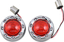 ProBEAM® Bullet Ringz™ 1156 Rear Turn Signals Chrome For Harley Davidson FLHCS 1868 ABS 2018-2024
