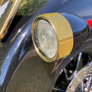 Bezel/Lenses for ProBEAM® Bullet Turn Signals Gold For Harley Davidson FLD 1690 2012-2013