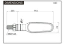 D-Light Indicator For CF Moto MT 800 ABS 2022-2025