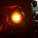 ProBEAM® Front Halo Turn Signals Amber For Harley Davidson FLD 1690 2012-2013