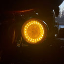 ProBEAM® Front Halo Turn Signals Amber For Harley Davidson FLD 1690 2012-2013