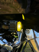 Shark Demon® LED Turn Signals Black / Gloss For Harley Davidson FLTRK 1868 ABS 2020-2024