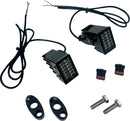 LED Rear Turn Signals Black / Gloss For Harley Davidson FXD 1450 2000-2005