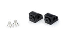 Adjustable Passenger Footpeg Adaptor Black For Fits Various Honda Models