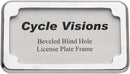 Beveled License Plate Frame - 18.5 CM
