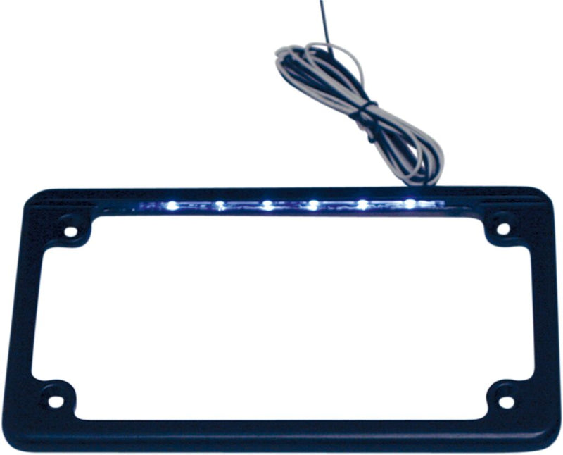LED License Plate Frame Black - 18.5 CM