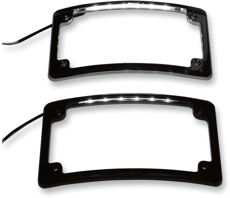 Radius LED License Plate Frame Chrome - 18.5 CM