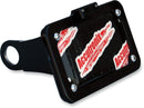 Side Mount License Plate With LED Tag Light White For Harley Davidson XL 1200 C