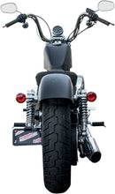 Side Mount License Plate With LED Tag Light White For Harley Davidson XL 1200 C