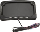 Curved Slick Signals License Plate Frame with 3-Hole Backing Plate