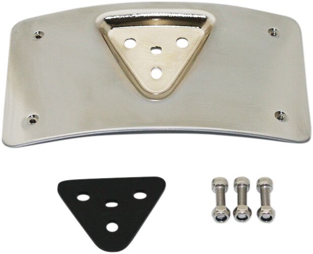 Radius License Plate Mount Chrome For Harley Davidson FLD 1690 2012-2013