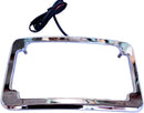 Beveled License Plate with Lights- 11 CM