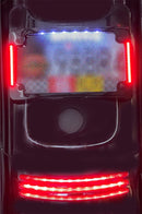 LED Radius License Plate Frame Black For Harley Davidson FLHR 1690 2014-2015