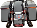 LED Radius License Plate Frame Chrome For Harley Davidson FLHR 1690 2014-2015
