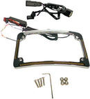LED Radius License Plate Frame Amber / Red / White For Harley Davidson FLHR 1690 2014-2015