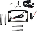 LED Radius License Plate Frame Amber / Red / White For Harley Davidson FLHX 1584 2010-2011