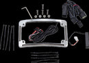LED Radius License Plate Frame Chrome For Harley Davidson FLHX 1584 2010-2011