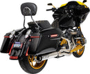 Turn Signal Eliminator With Tri Radius Illuminated Plate Frame Red / White For Harley Davidson FLTRX 1690 2011-2013
