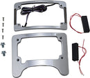 Turn Signal Eliminator With Tri Radius Illuminated Plate Frame Red / White For Harley Davidson FLH 1868 ABS 2021