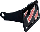 Side Mount License Plate With LED Tag Light Anodized Black For Harley Davidson FLS 1690