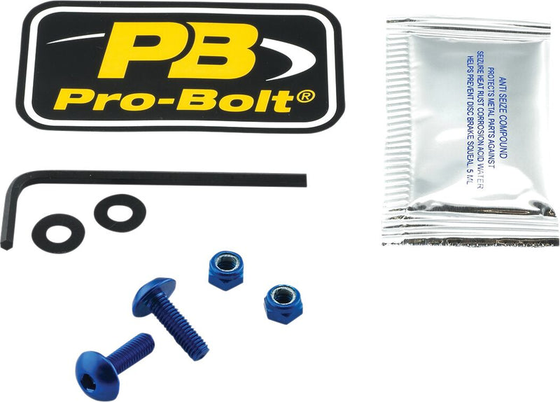 Aluminium License Plate Bolt Kit For Aprilia CAPONORD 1200 ABS 2013-2016