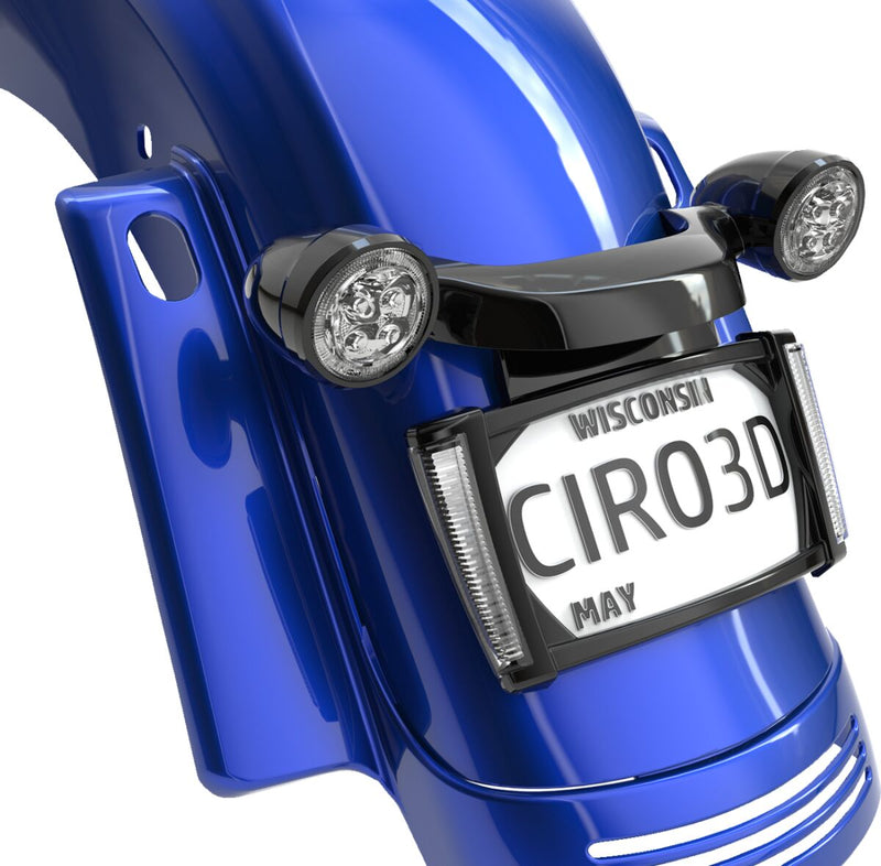 LED Lighted License Plate Frame For Harley Davidson FLHRXS 1750 ABS 2017-2018