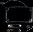 Illuminated Radius License Plate Frame White For Harley Davidson FLHXSE 1977 ABS 2023-2024