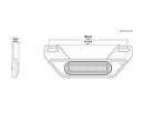 B6 LED Brake Light Kit with License Plate Mount For BMW F 650 2000