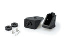Adjustable Rider Footpeg Adaptor Black For Fits Various BMW Models