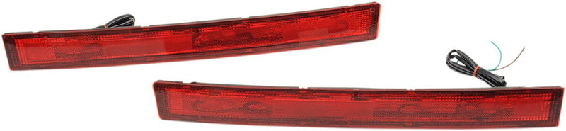 Saddlebag Side Light Lens Red For Honda GL 1500