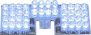LED Fender Tip Board White For Harley Davidson FLHR 1450 1999-2006