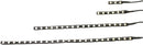 Side Marker Lights Single Wire Chrome / Red - 57.2 MM