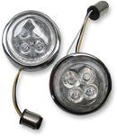 Fang Signal Light Inserts For Harley Davidson FLD 1690 2012-13