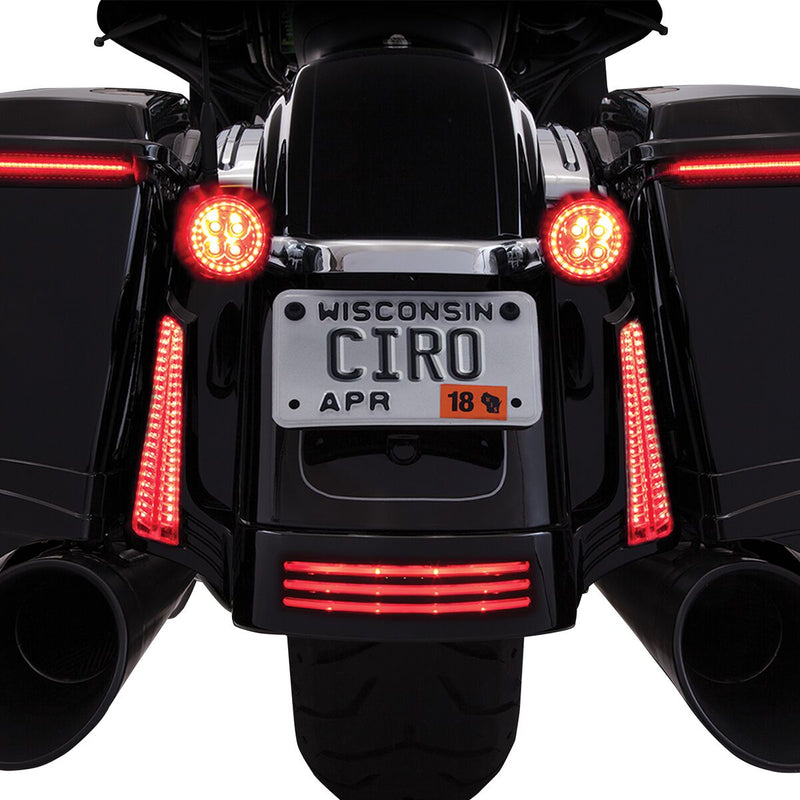 Fang Signal Light Inserts Harley Davidson FLD 1690 2012-13