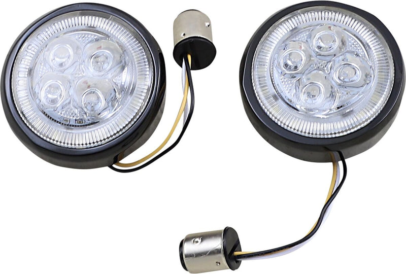 Fang Signal Light Inserts Harley Davidson FLD 1690 2012-2013