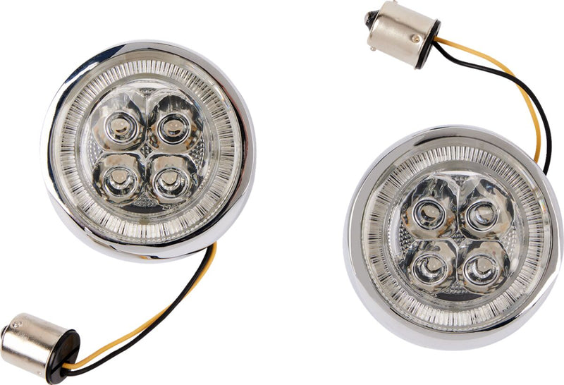 Fang Rear Turn Signal Light Inserts Harley Davidson FLH 1868 ABS 2021