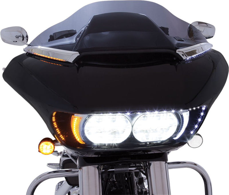 Horizon LED Lighted Windshield Trim For Harley Davidson FLTRK 1868 ABS 2020-24