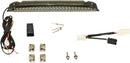 Dual-Intensity Luggage Rack LED Light Bar Black For Harley Davidson FLHR 1450 1999-2006