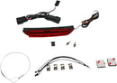 Luggage Rack LED Light Bar Red For Harley Davidson XL 883 N ABS 2014-2022