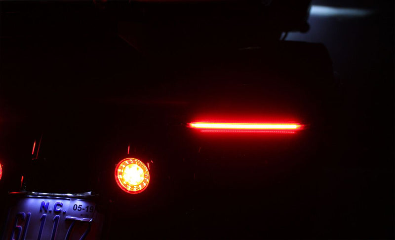 LED Low-Profile BAGZ™ Accent Lights Red For Harley Davidson FLHR 1690 2014-2015
